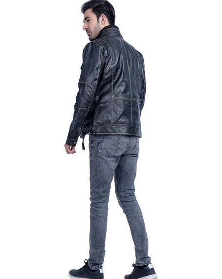 Buy Black Racer Leather Jacket