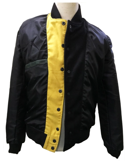 Smoke Rise All Star Varsity Jacket Yellow Black - S