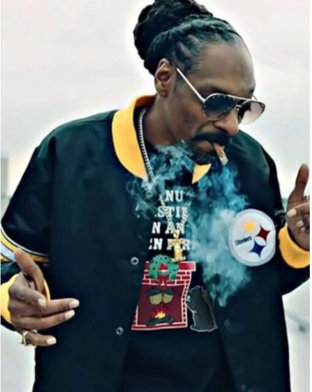 Snoop Dogg Varsity Jacket - Dr Dre Snoop Dogg Black Jacket
