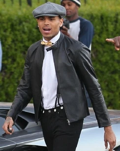 Chris Brown Leather Jacket