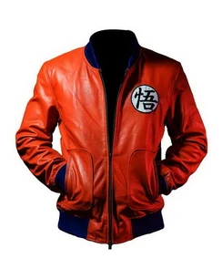 Dragon Ball Z Super Goku Kakarot Mens Leather Jacket