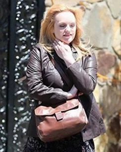 Elisabeth Moss The Kitchen Claire Walsh Leather Jacket