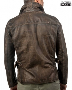 Indiana Jones Vintage Brown Leather Jacket