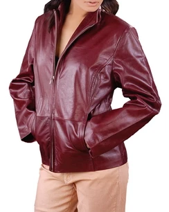 Womens Slim Fit Leather Jacket