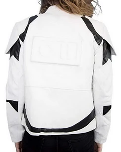 Mens Storm Trooper Armor White Jacket