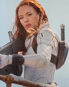 Scarlett Johansson Black Widow Costume White Jacket