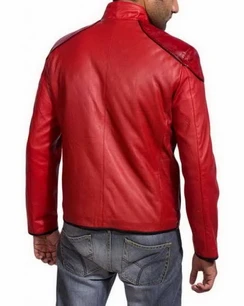 Shazam Red Cosplay Leather Jacket