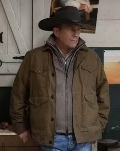 Kevin Costner Yellowstone Brown Jacket