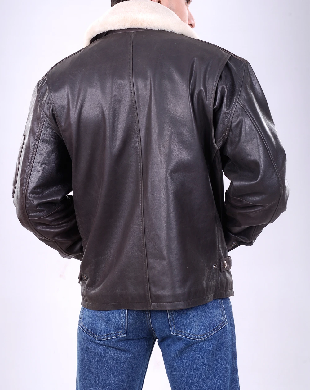 Alpha Flight Leather Jacket