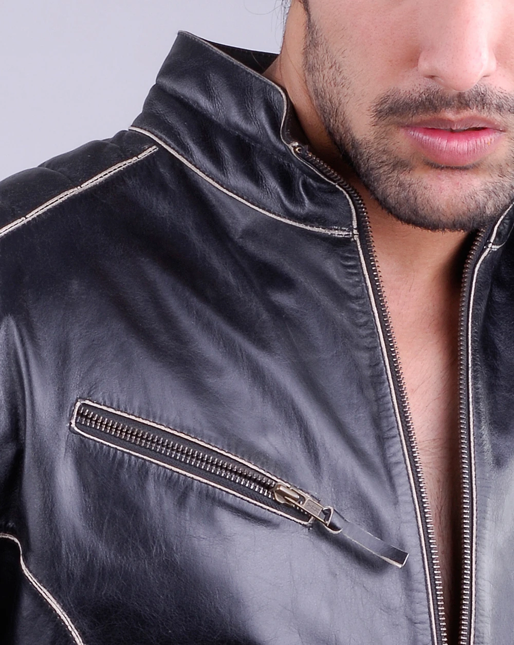 Arkansas moto leather jacket
