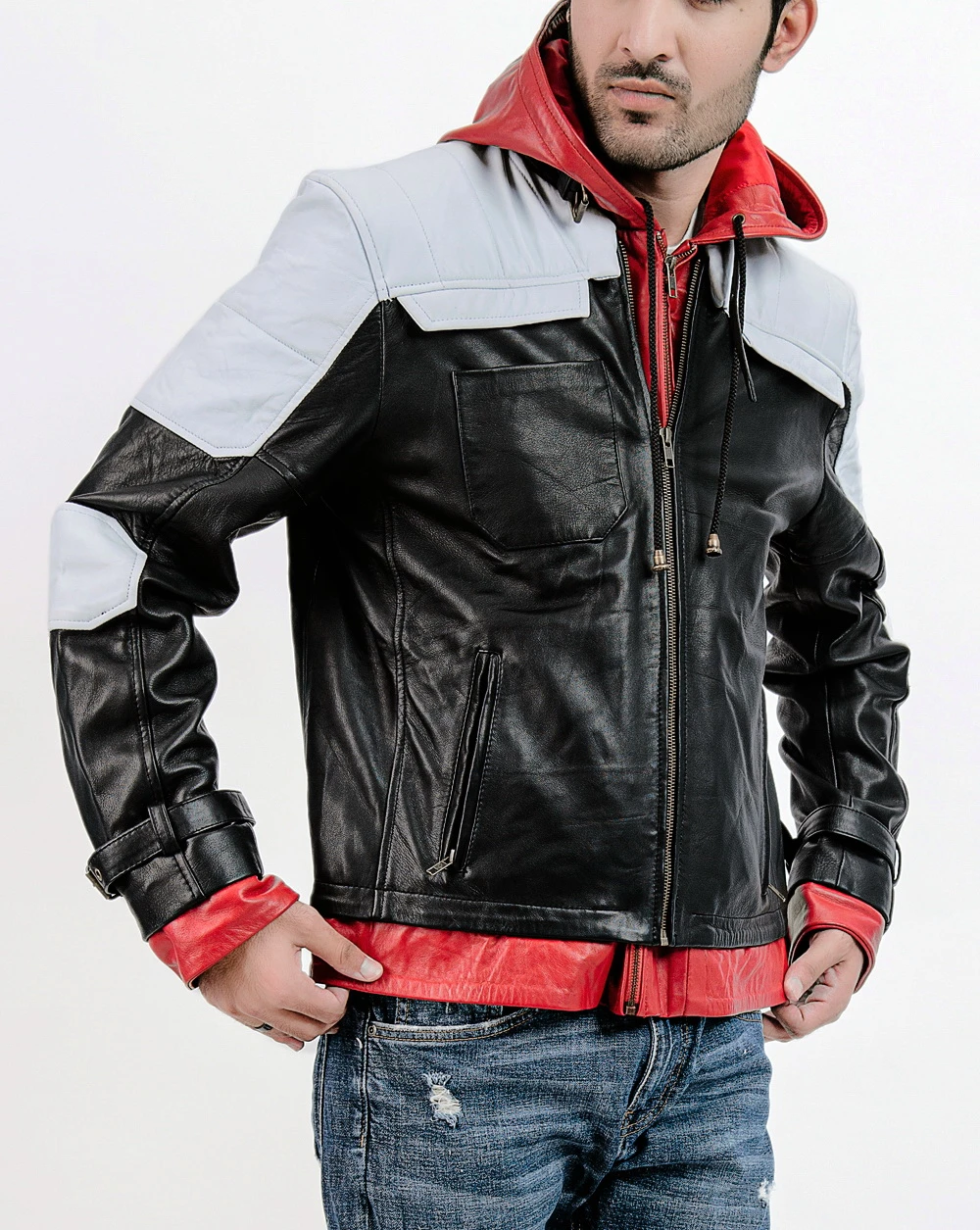 Jason Todd Batman Arkham Knight Red Hood Leather Jacket