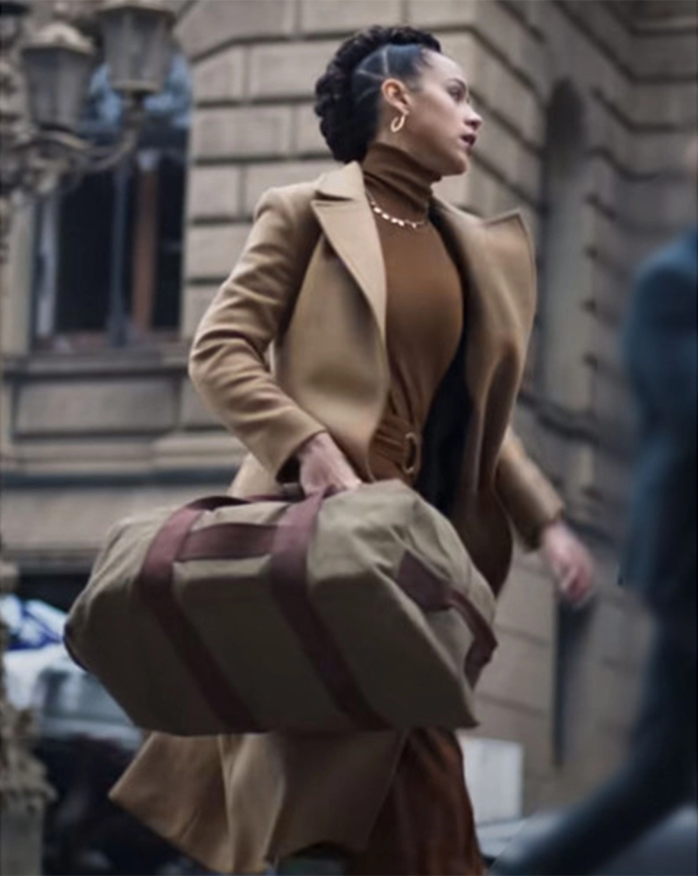 Army Of Thieves Gwendoline Brown Trench Coat