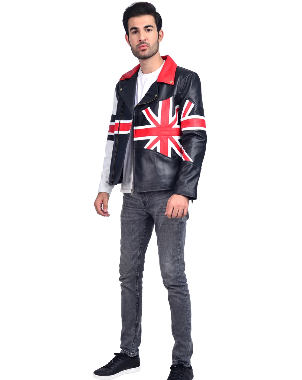Union Jacket British Biker Leather Jacket