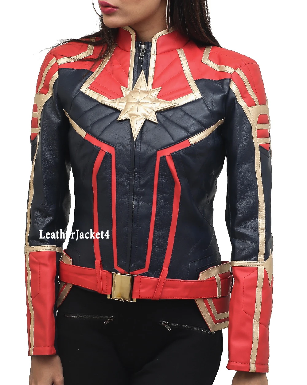 Buy Captain Marvel Leather Jacket