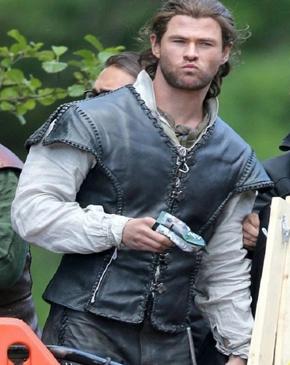 Chris Hemsworth The Huntsman Winters War Leather Vest