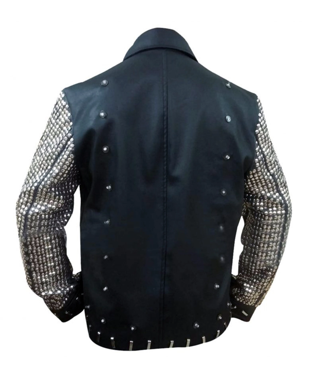 WWE Wrestler Christopher Keith Irvine aka Chris Jericho Black LED Light-up Leather Jacket
