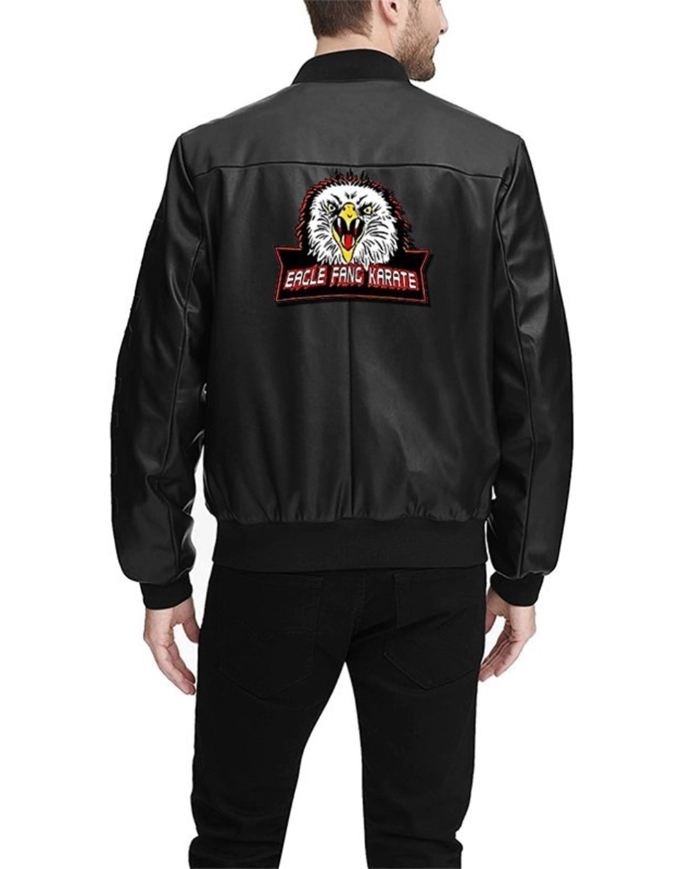 Cobra Kai Eagle Fang Karate Leather Jacket