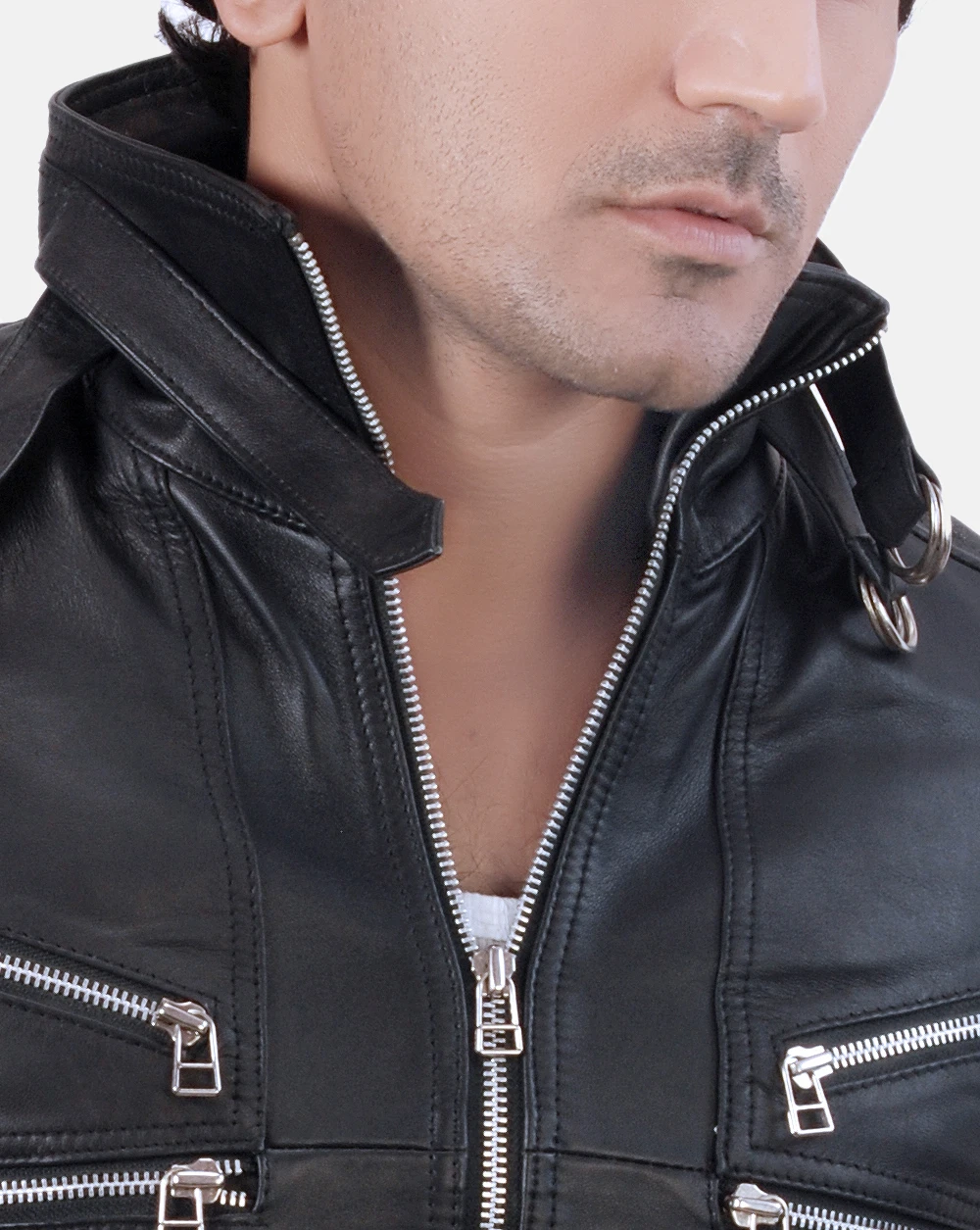 Dior light weight bomber leather jacket