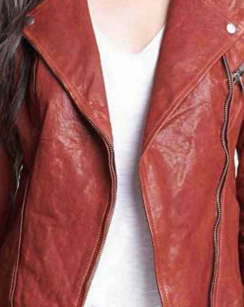 Fifty Shades of Grey Anastasia Steele Brown Leather Jacket