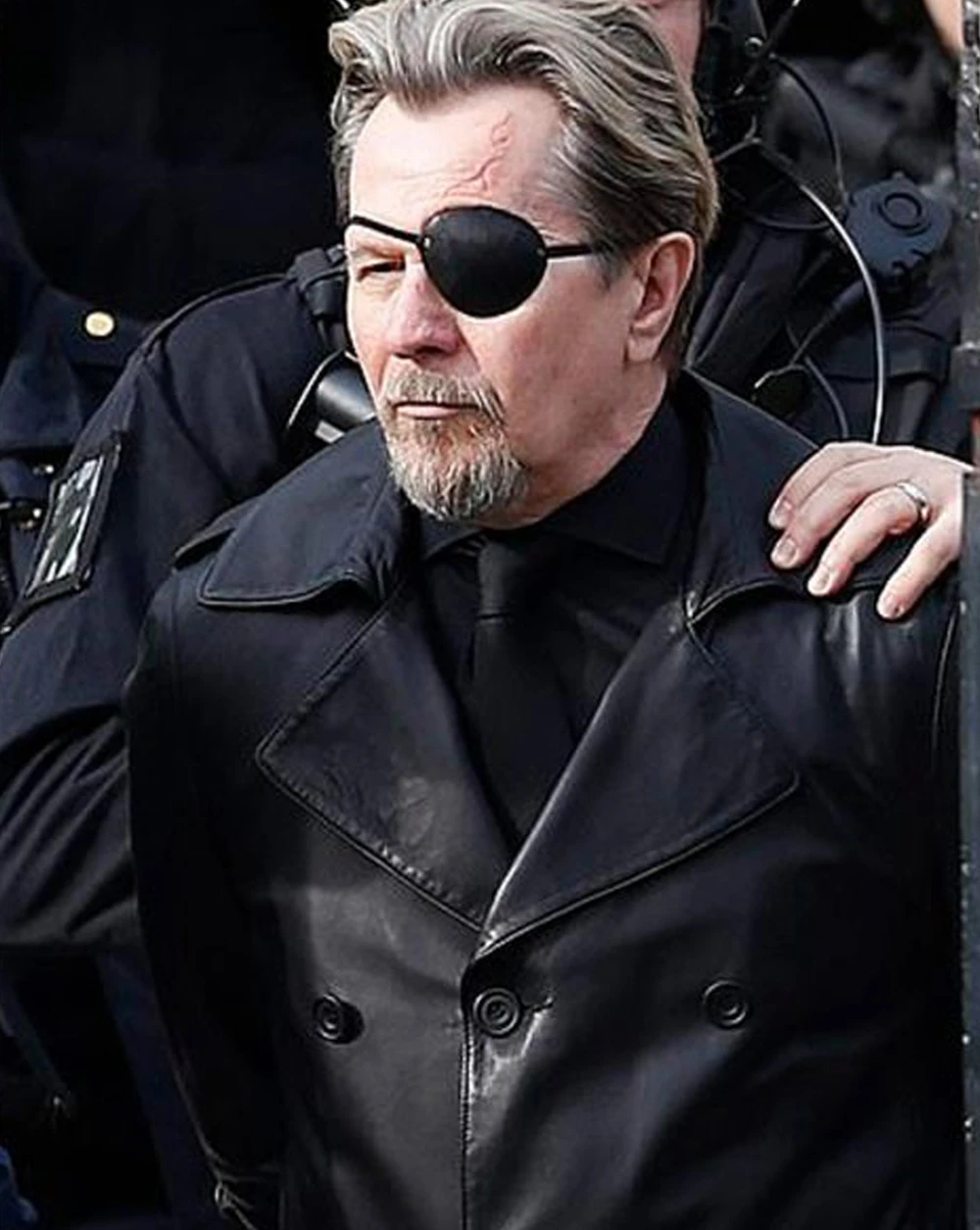 Gary Oldman The Courier Leather Coat