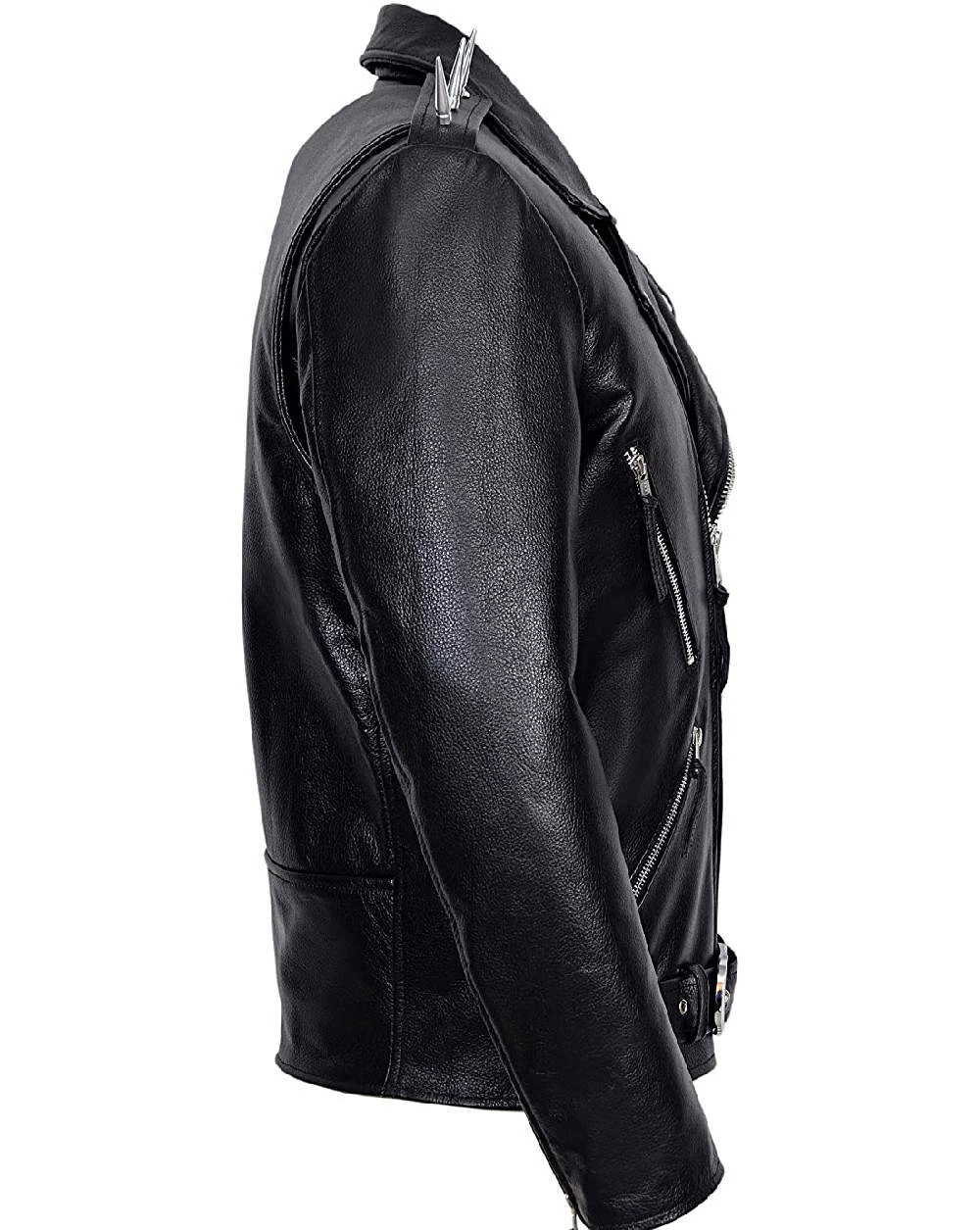 Ghost Rider Men's Black Metal Spikes Jacket