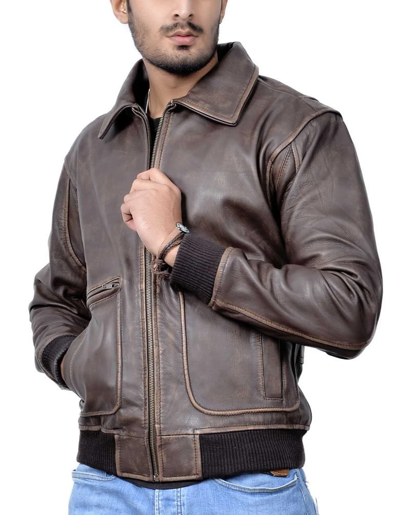 Joe Biden Aviator Leather Jacket