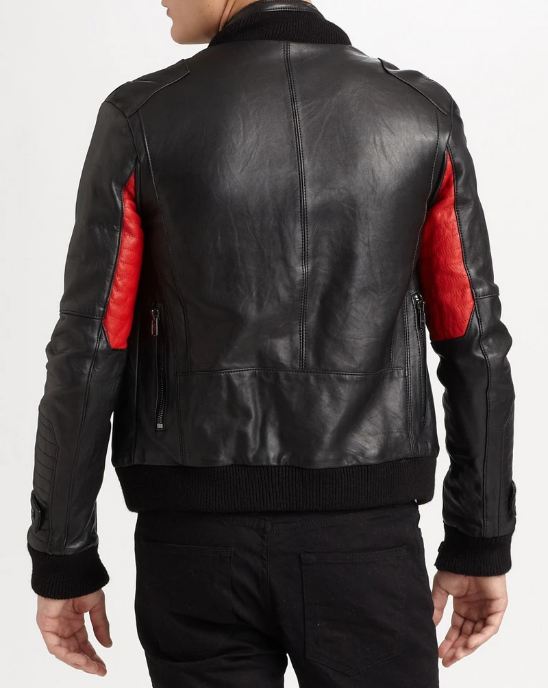 Surface to Air - KID CUDI CHAMP Leather Jacket Replica