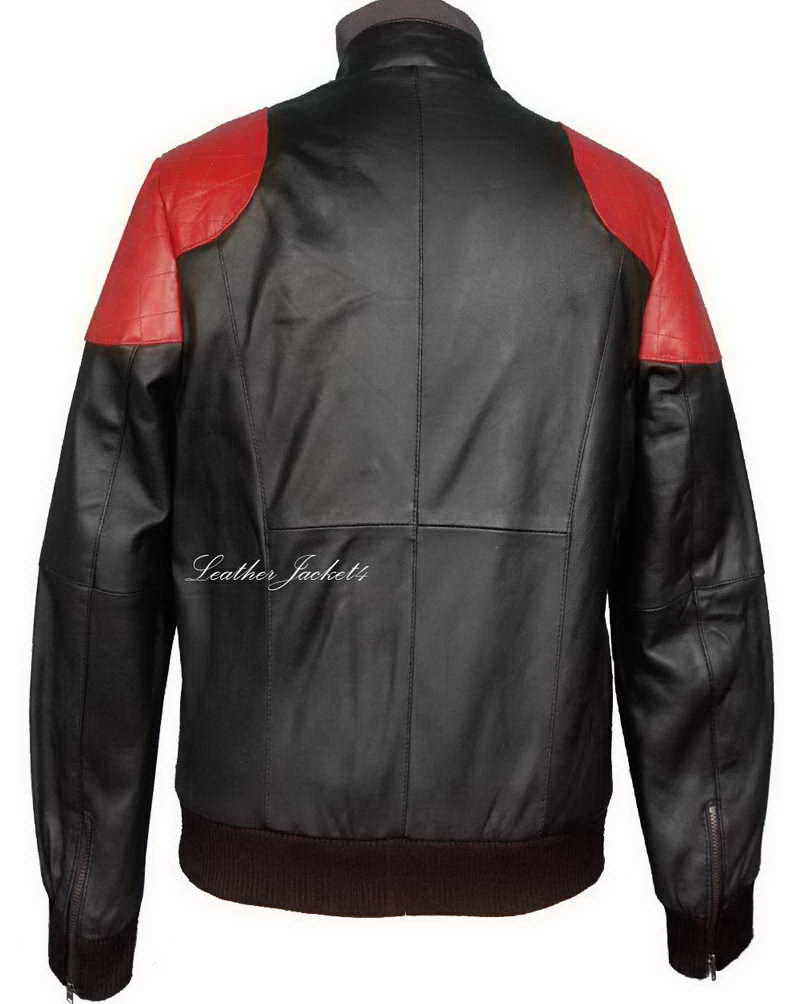 Surface to Air - KID CUDI FIRE Leather Jacket Replica