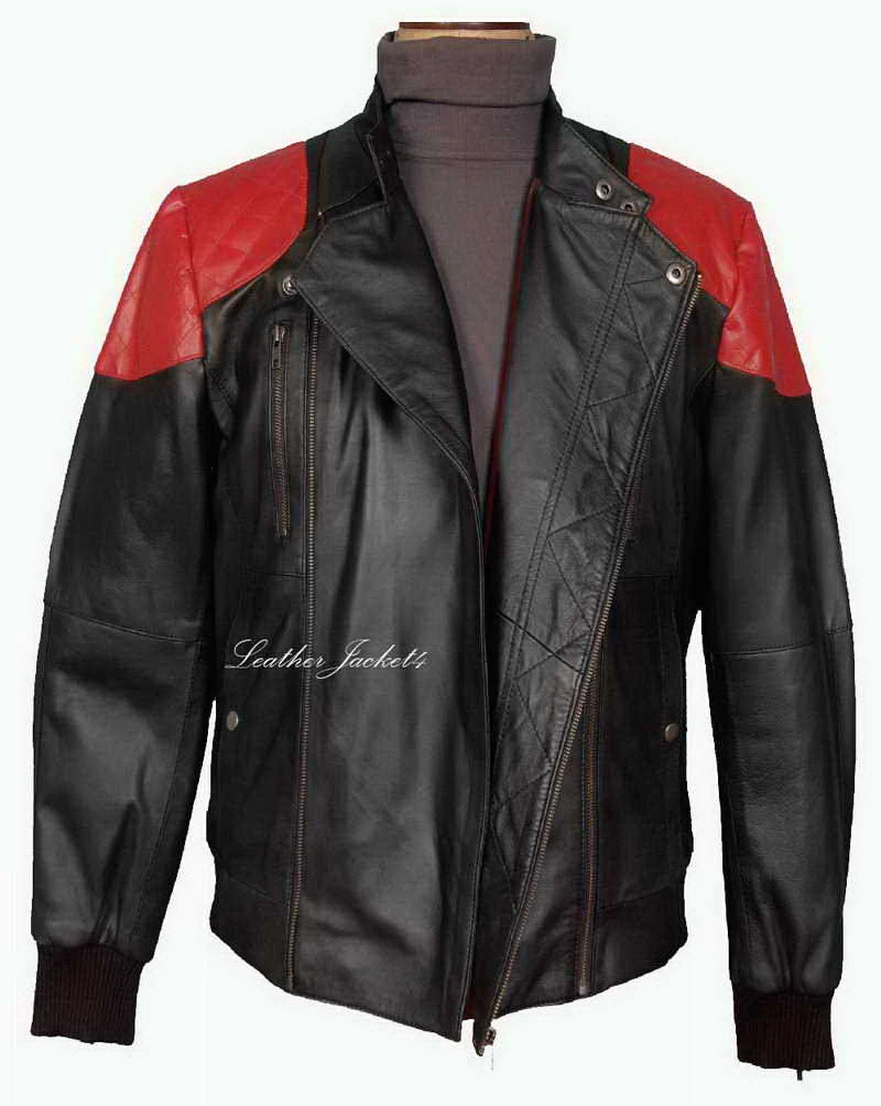 Surface to Air - KID CUDI FIRE Leather Jacket Replica