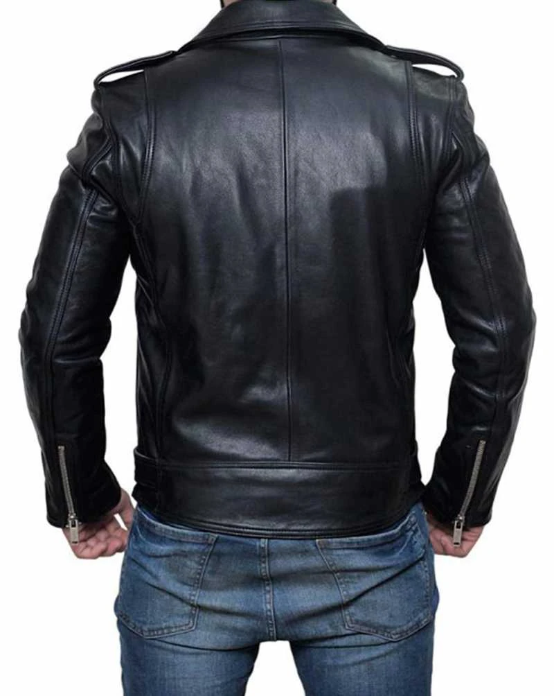 Manny Montana Lucifer Pops Black Leather Jacket