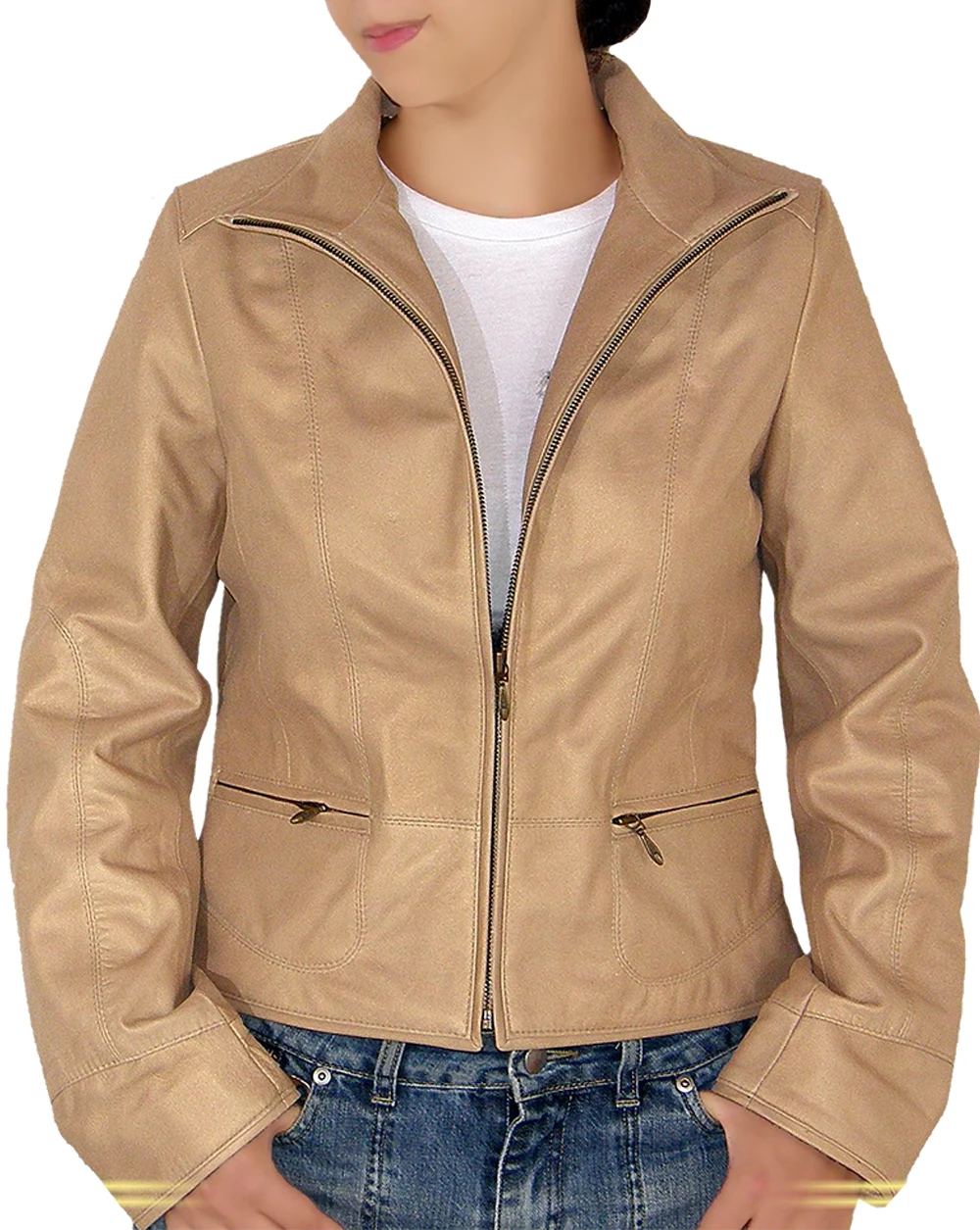 Salina waxed leather jacket