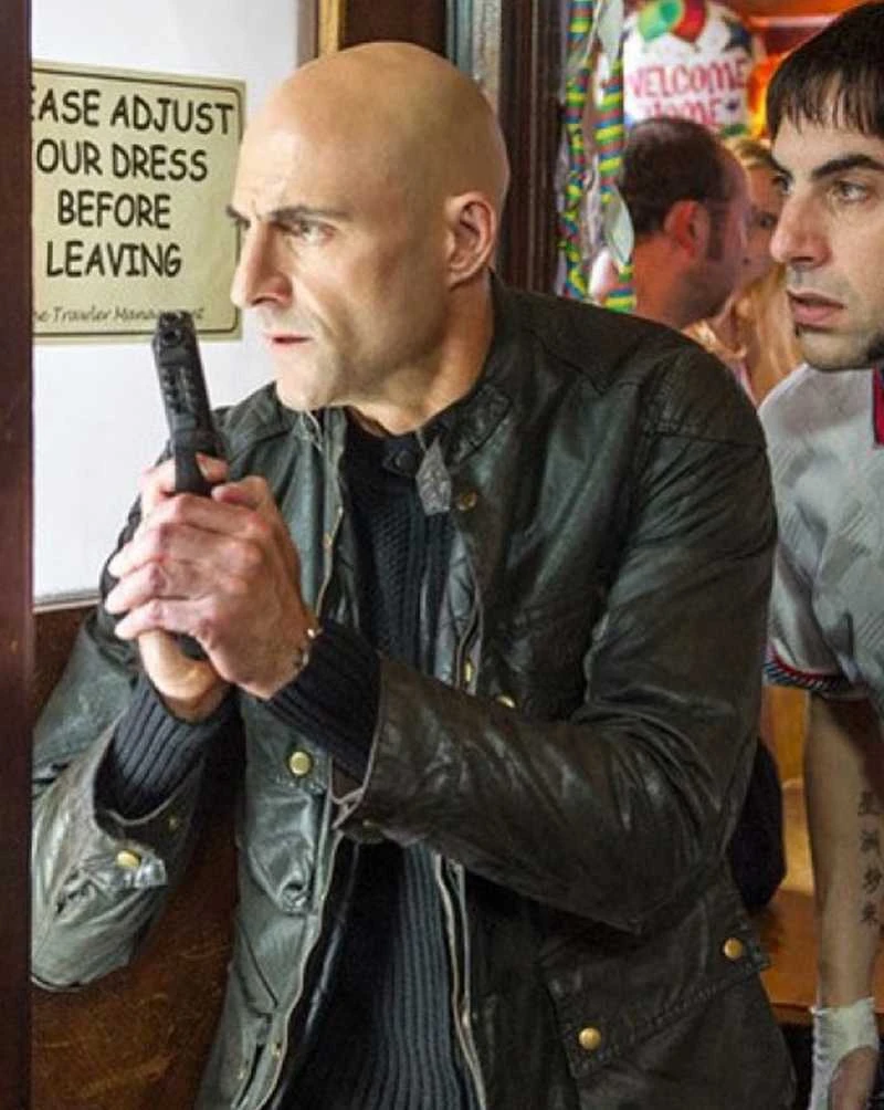 The Brothers Grimsby Sebastian Butcher Leather Jacket