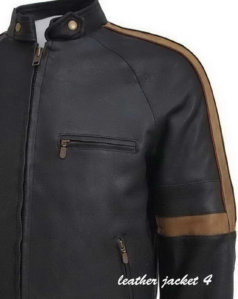 Similar Bison Hero Leather Jacket Black
